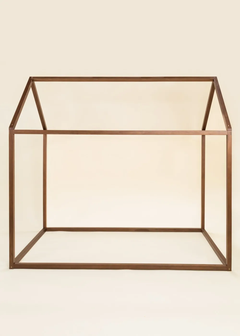 Coco Village Wooden Bed Frame Rail - Walnut