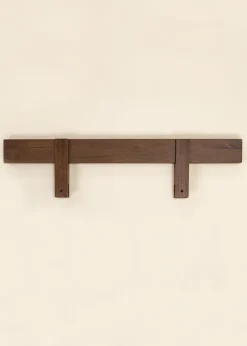 Coco Village Wooden Bed Frame Rail - Walnut