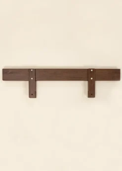 Coco Village Wooden Bed Frame Rail - Walnut