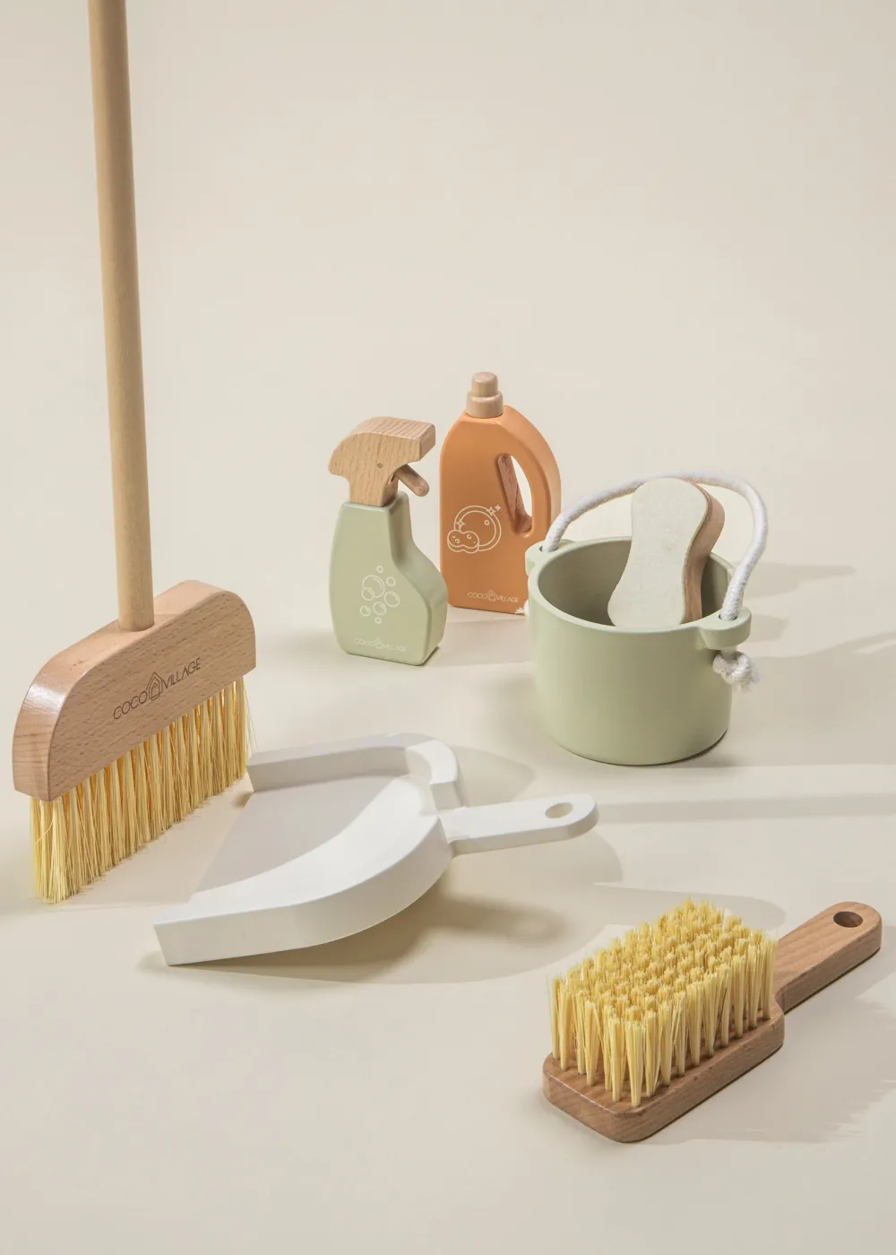 Coco Village Wooden Cleaning Playset