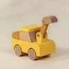 Coco Village Wooden Construction Vehicle - Excavator