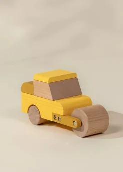 Coco Village Wooden Construction Vehicle - Compactor