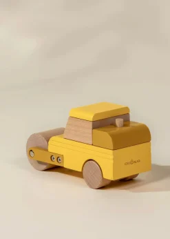 Coco Village Wooden Construction Vehicle - Compactor