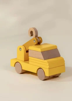 Coco Village Wooden Construction Vehicle - Tow Truck