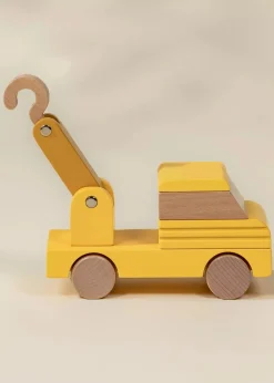 Coco Village Wooden Construction Vehicle - Tow Truck