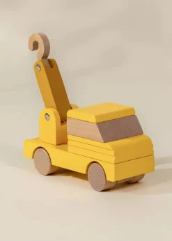 Coco Village Wooden Construction Vehicle - Tow Truck