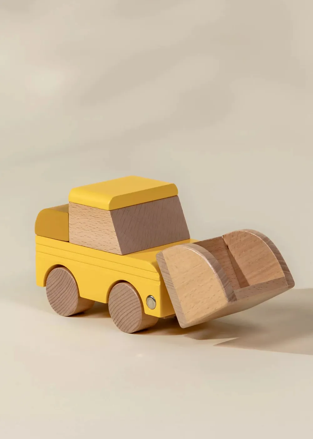 Coco Village Wooden Construction Vehicle - Bulldozer