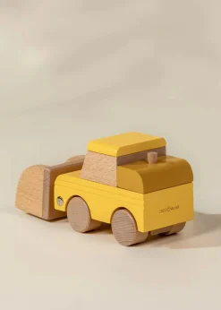 Coco Village Wooden Construction Vehicle - Bulldozer