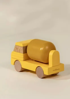 Coco Village Wooden Construction Vehicle - Cement Truck