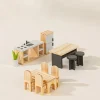 Coco Village Wooden Doll House Kitchen Furniture (12 pcs)