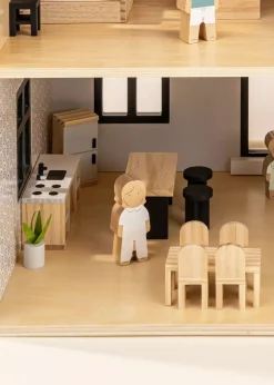 Coco Village Wooden Doll House Kitchen Furniture (12 pcs)