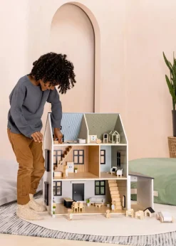 Coco Village Wooden Doll House Living Room Furniture (10pcs)