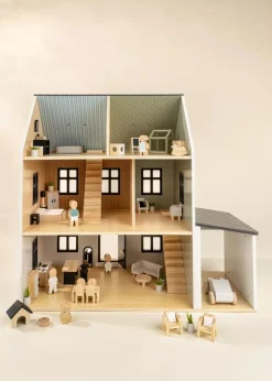 Coco Village Wooden Doll House Living Room Furniture (10pcs)