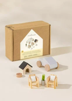 Coco Village Wooden Doll House Outdoor Furniture (8pcs)