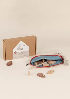 Coco Village Wooden Fishing Game with Bag