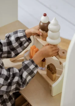 Coco Village Wooden Ice Cream Stand and Accessories