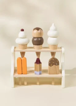 Coco Village Wooden Ice Cream Stand and Accessories