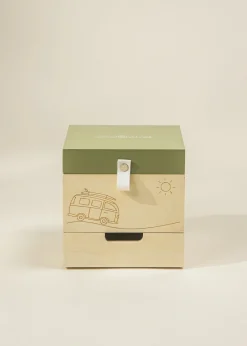 Coco Village Wooden Musical Souvenir Box - Travel
