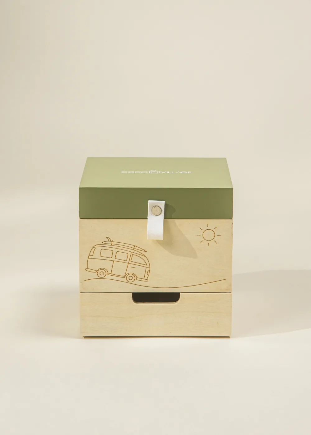 Coco Village Wooden Musical Souvenir Box - Travel