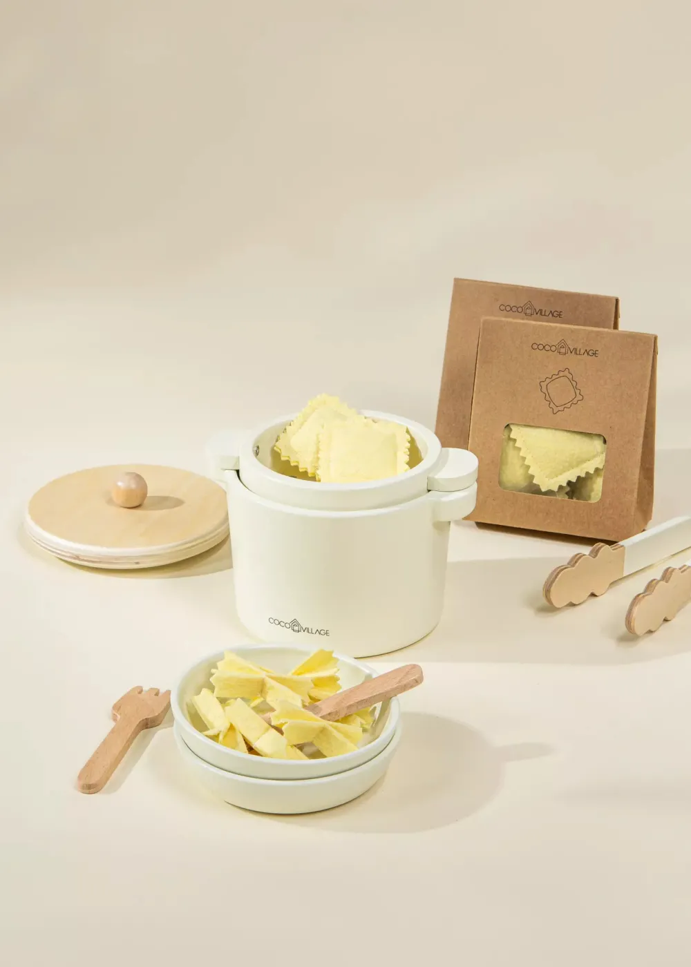 Coco Village Wooden Pasta Playset