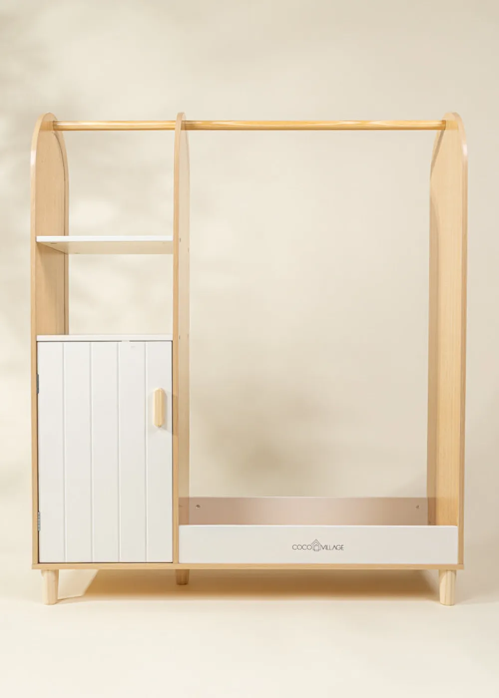 Coco Village Wooden Play Dress Up Wardrobe
