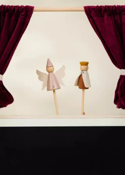 Coco Village Wooden Play Market & Theater Stand