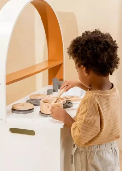 Coco Village Wooden Pots and Pans Playset (6 Pcs)