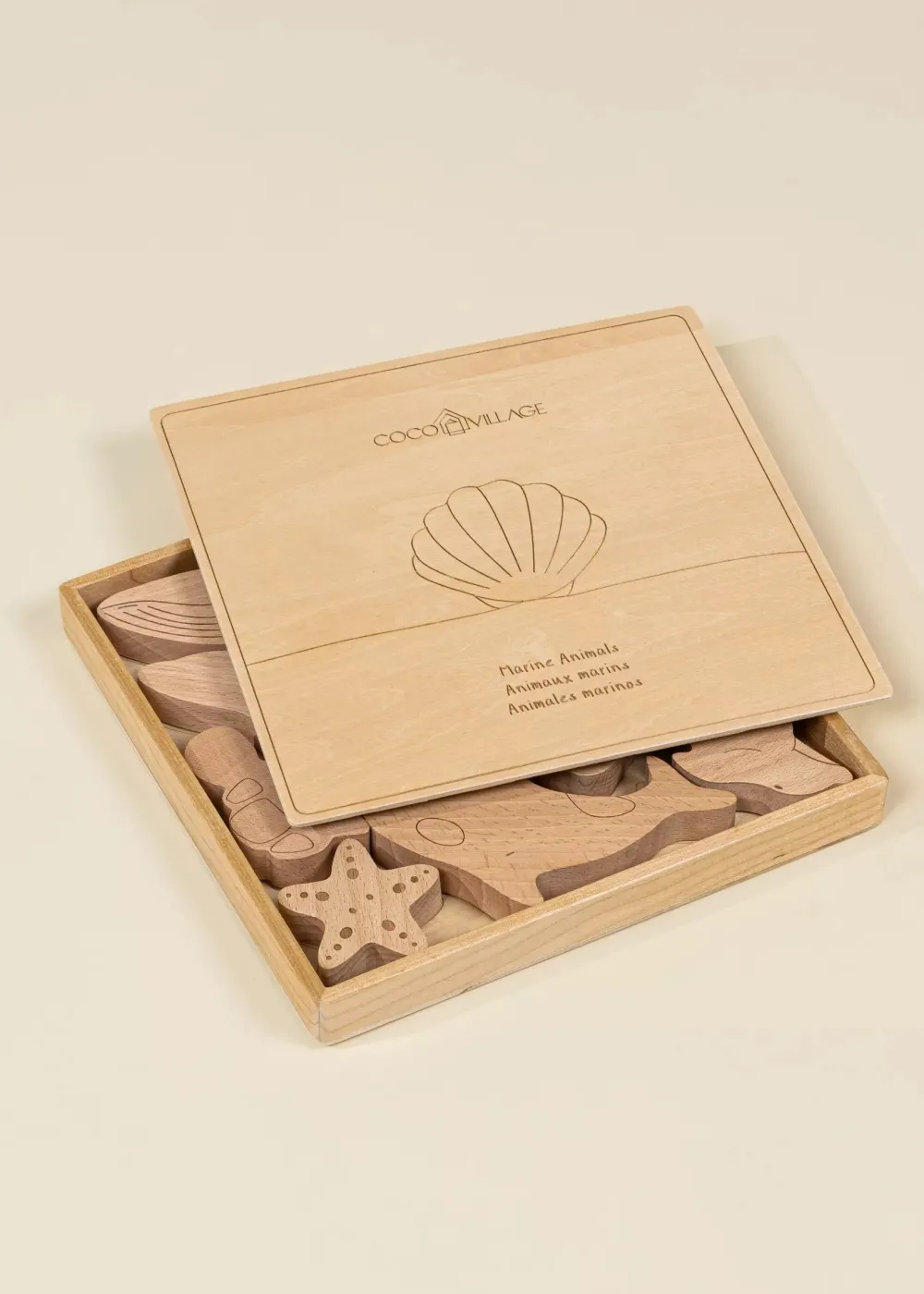 Coco Village Wooden Puzzle - Under the Sea (10 pcs)