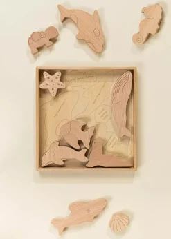 Coco Village Wooden Puzzle - Under the Sea (10 pcs)