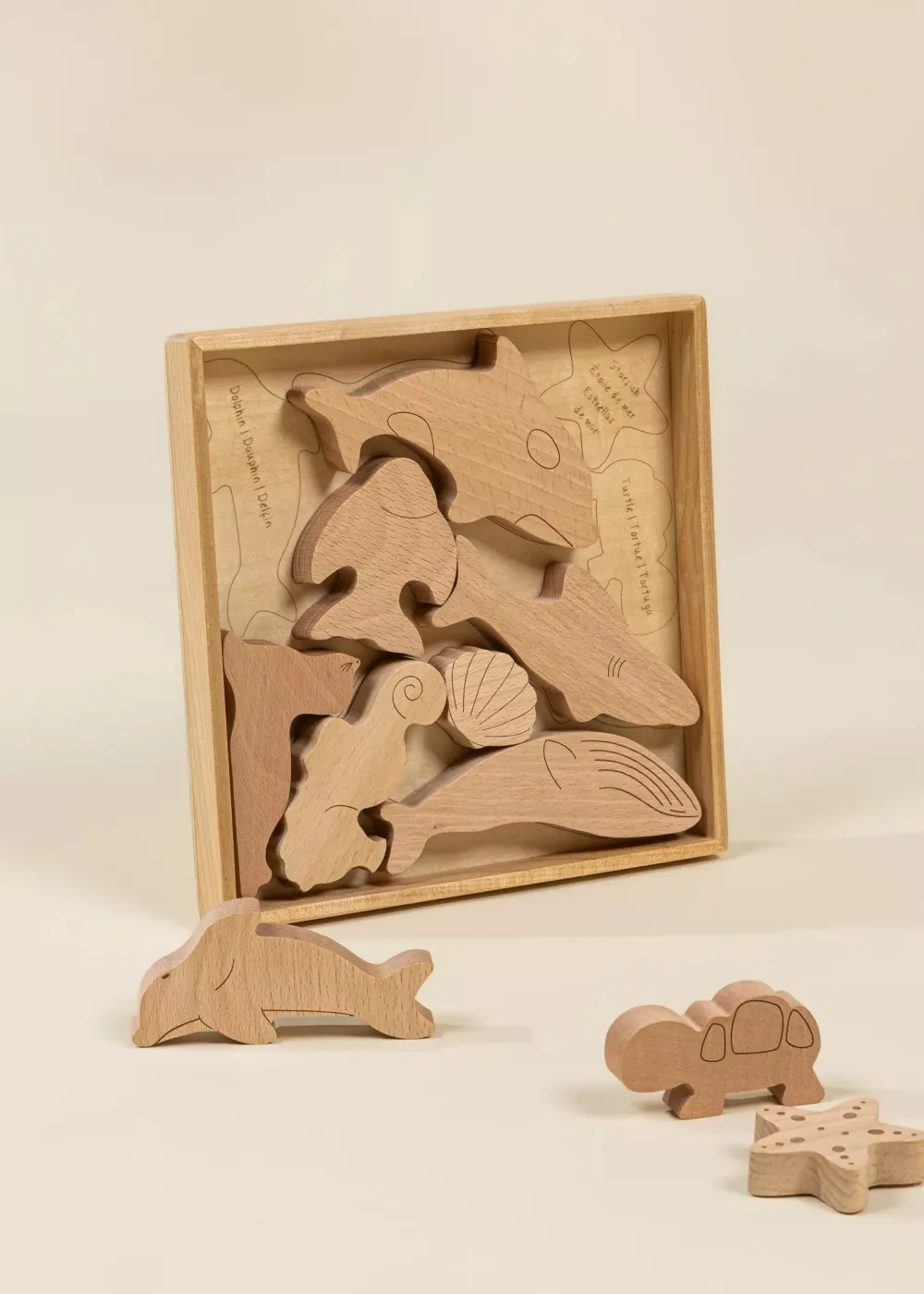 Coco Village Wooden Puzzle - Under the Sea (10 pcs)