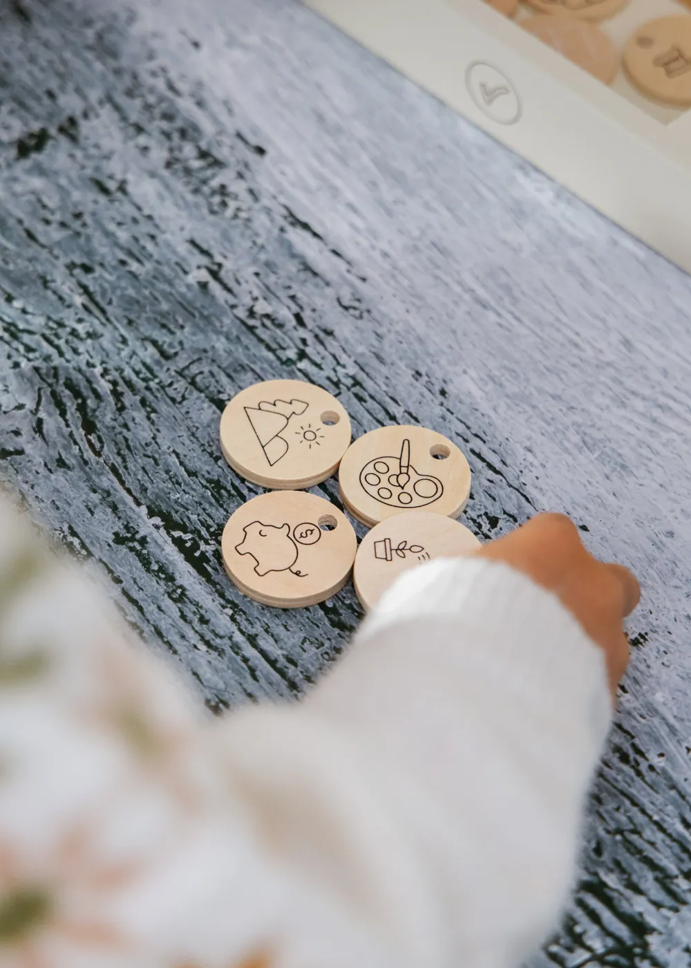 Coco Village Wooden Routine, Tasks & Rewards Board