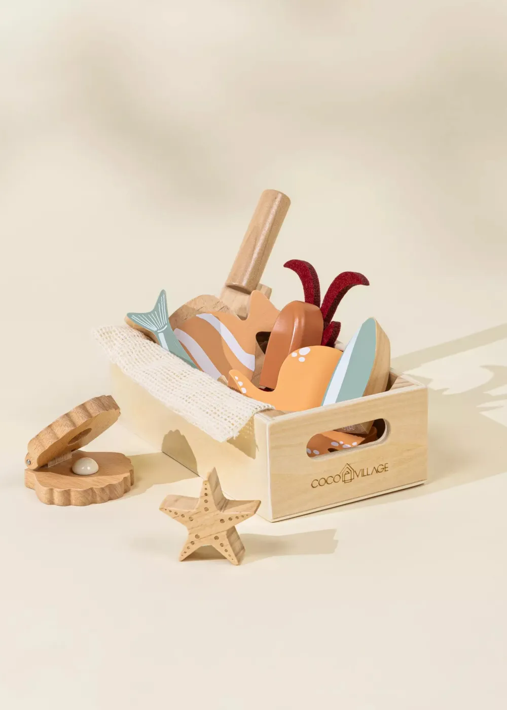 Coco Village Wooden Seafood Playset