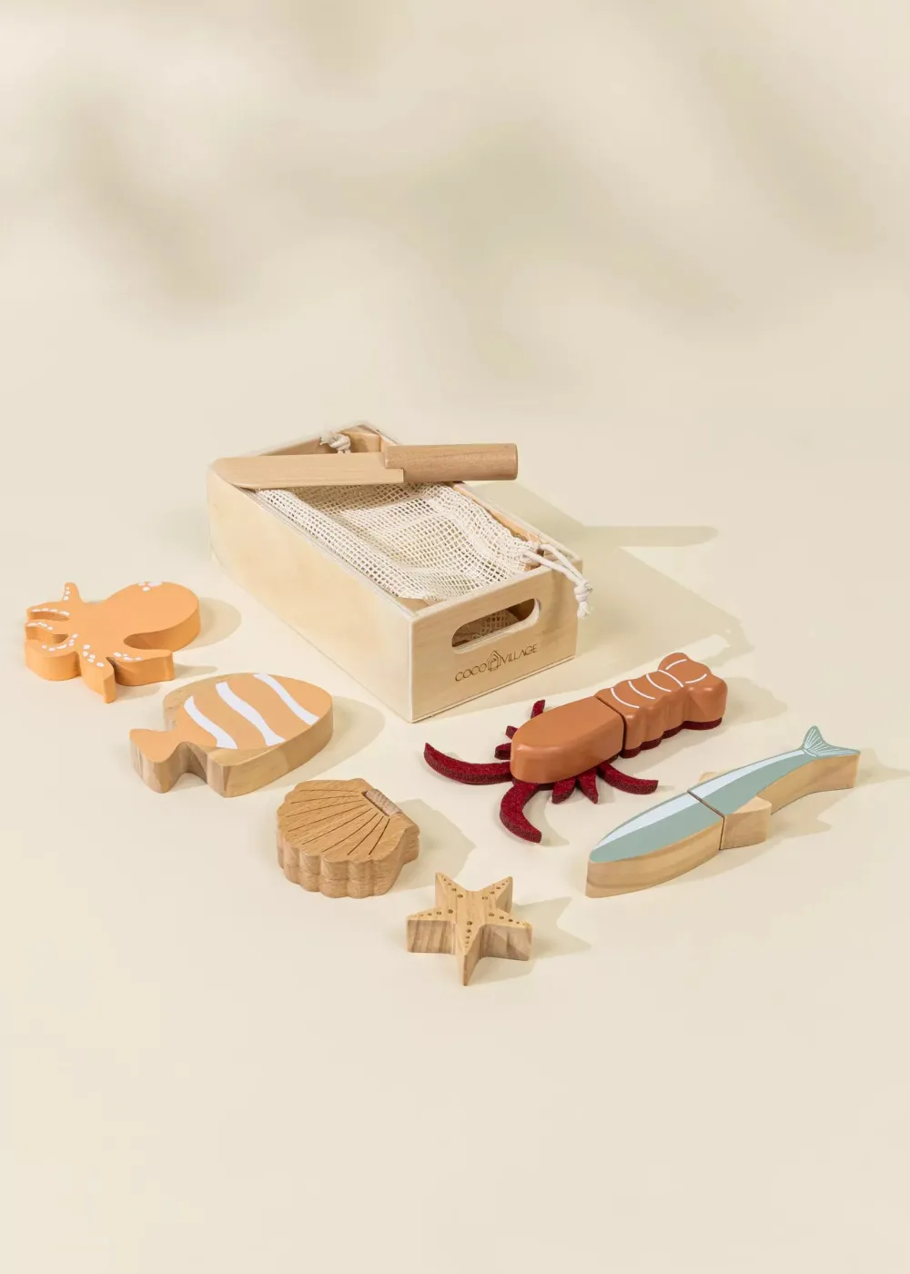 Coco Village Wooden Seafood Playset
