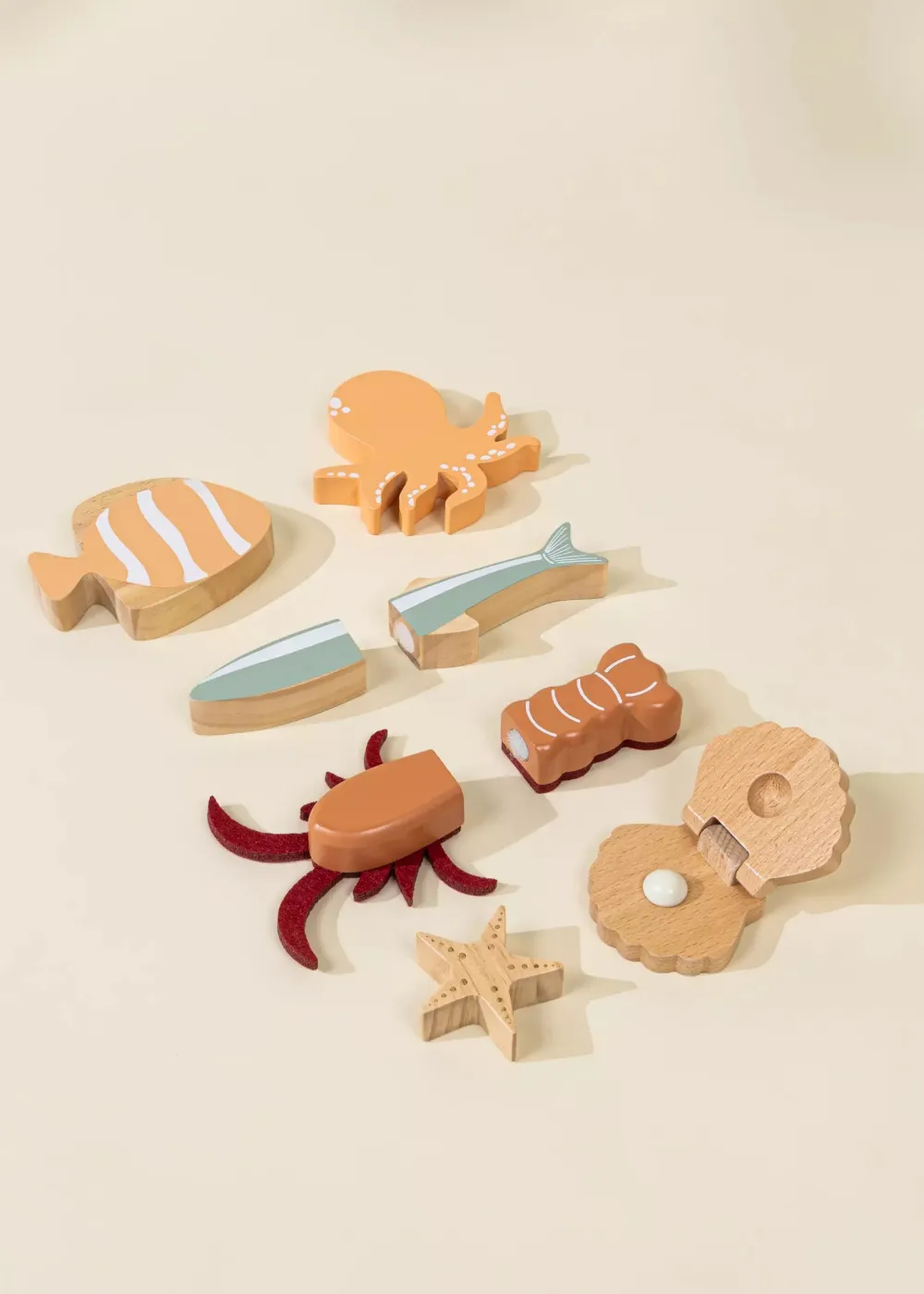 Coco Village Wooden Seafood Playset