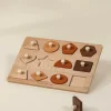 Coco Village Wooden Shapes Learning Set - 12 pcs