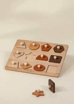 Coco Village Wooden Shapes Learning Set - 12 pcs
