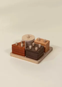 Coco Village Wooden Shapes Learning Set - 16 pcs