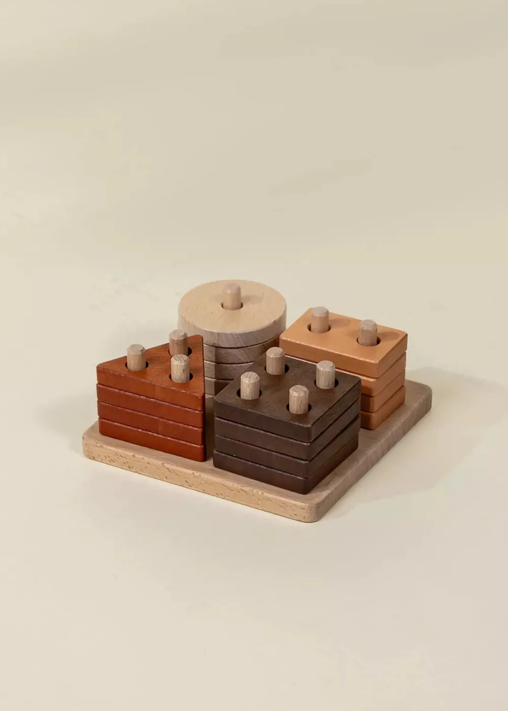 Coco Village Wooden Shapes Learning Set - 16 pcs