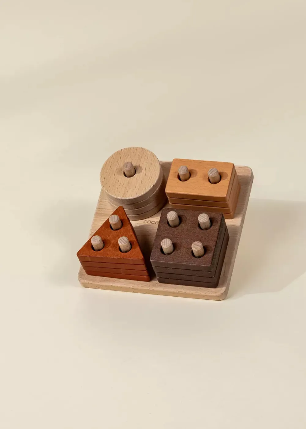 Coco Village Wooden Shapes Learning Set - 16 pcs
