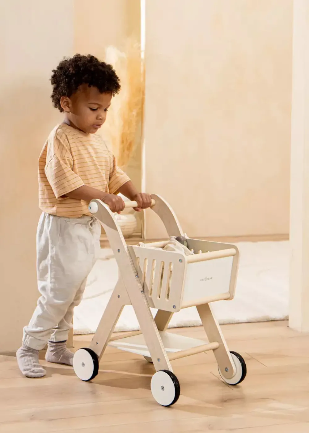 Coco Village Wooden Shopping Cart