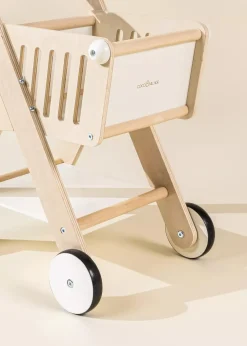 Coco Village Wooden Shopping Cart
