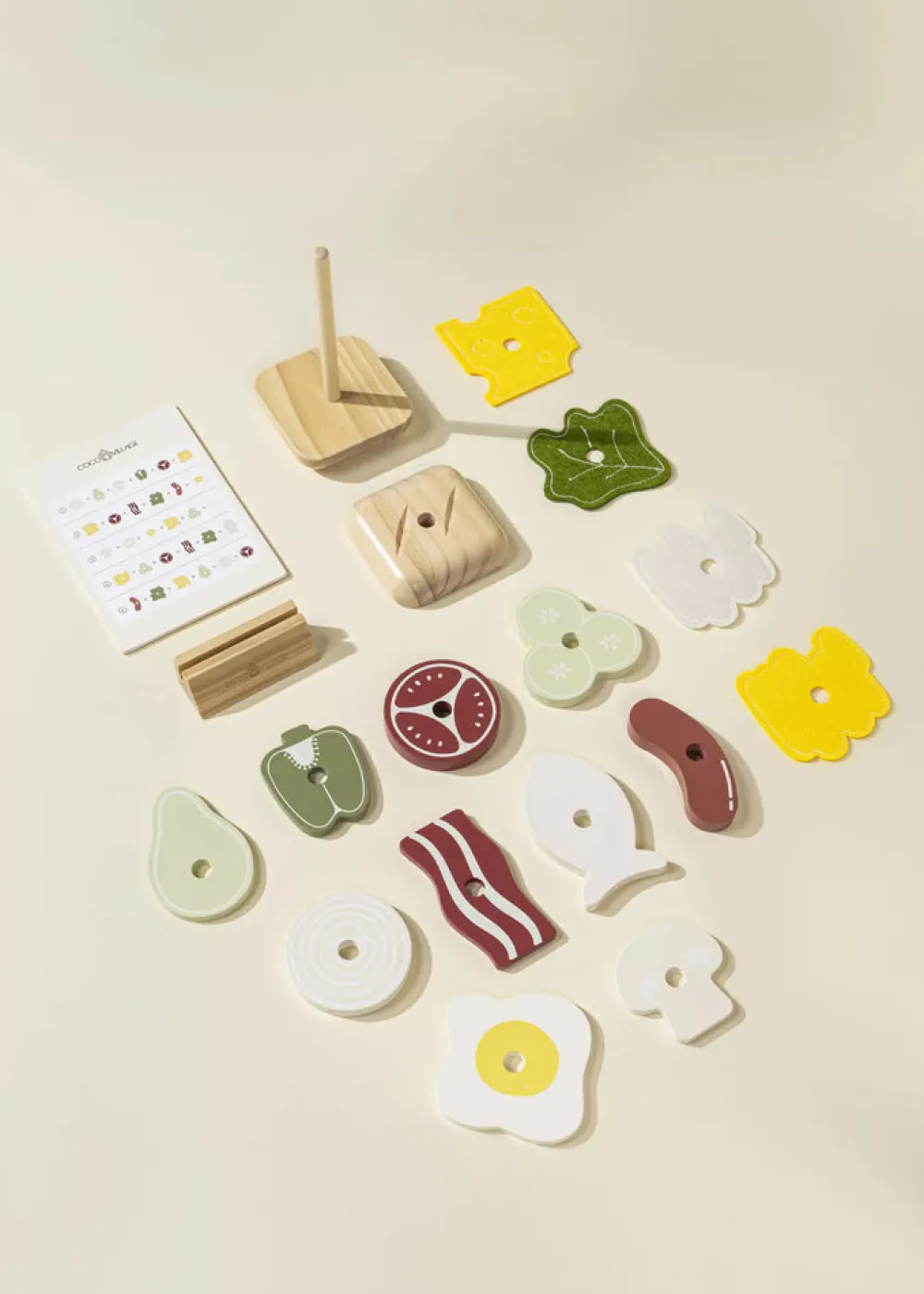 Coco Village Wooden Stackable Sandwich