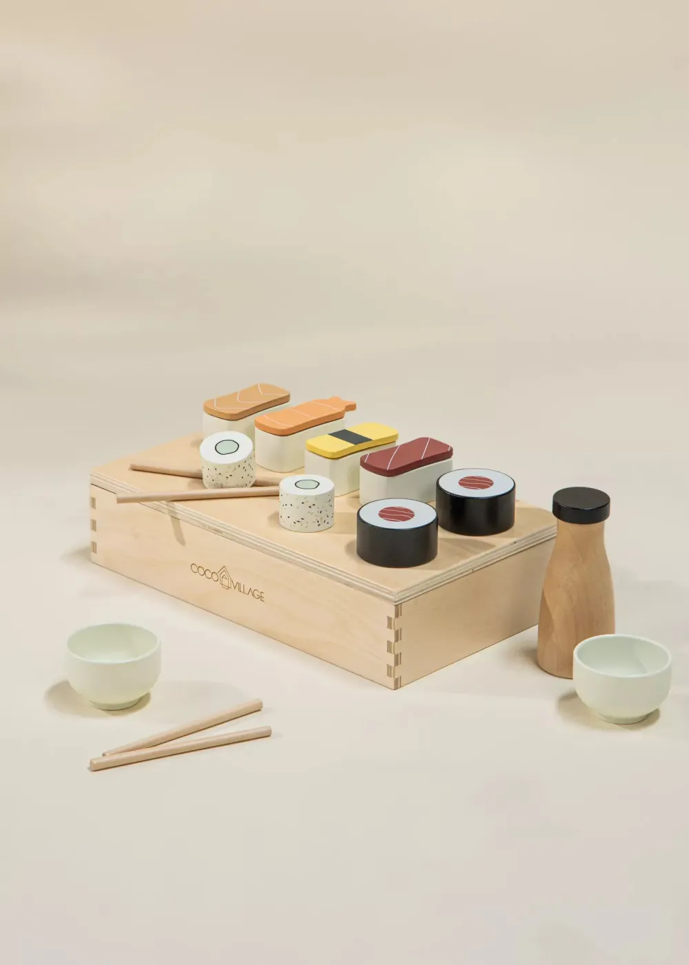 Coco Village Wooden Sushi Playset