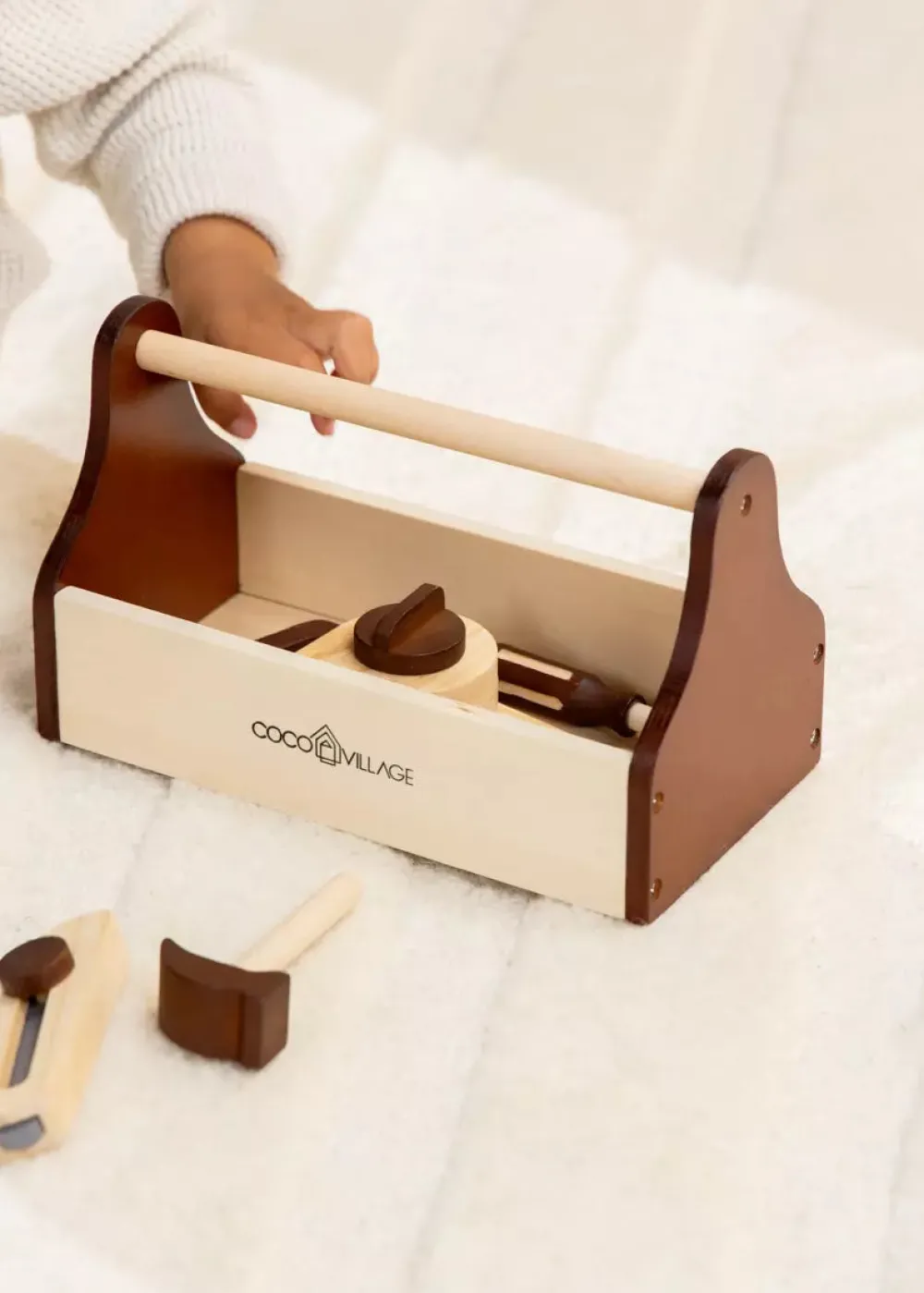 Coco Village Wooden Tool Playset