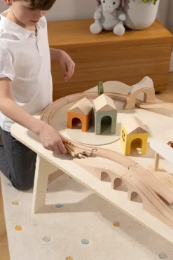 Coco Village Wooden Train & Table Playset