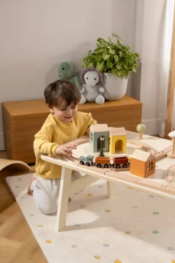 Coco Village Wooden Train & Table Playset