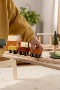 Coco Village Wooden Train & Table Playset