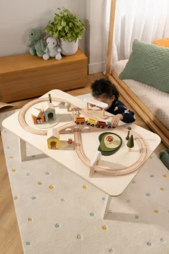 Coco Village Wooden Train & Table Playset