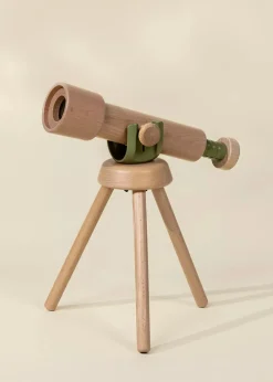 Coco Village Wooden Tripod Telescope – 15x Zoom