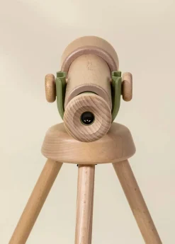 Coco Village Wooden Tripod Telescope – 15x Zoom